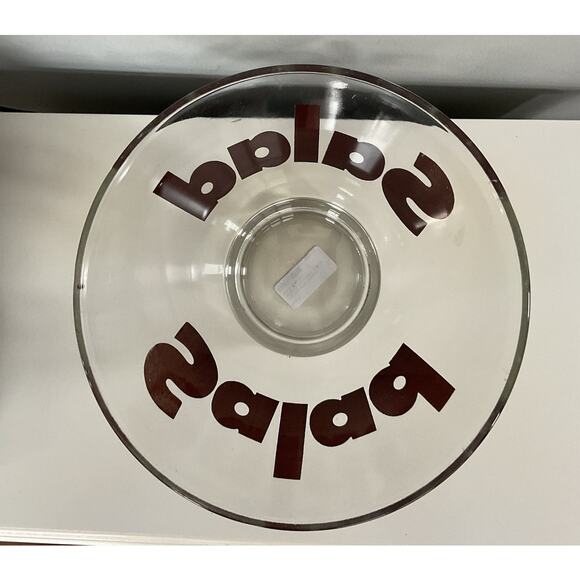 Vintage '70'sWheaton Glass Large Salad Bowl/Serving Bowl - Picture 5 of 5